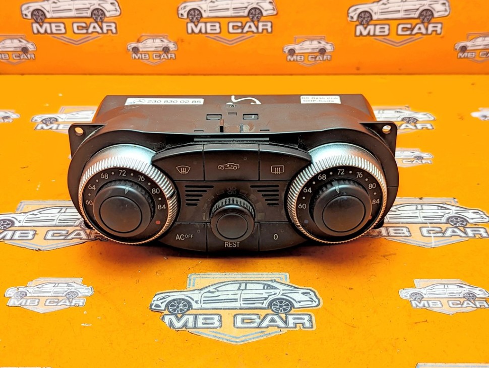 Панель управления климатом MERCEDES-BENZ SL-класс R230 (2001 - 2006) фото 1 — Разборка Мерседес
