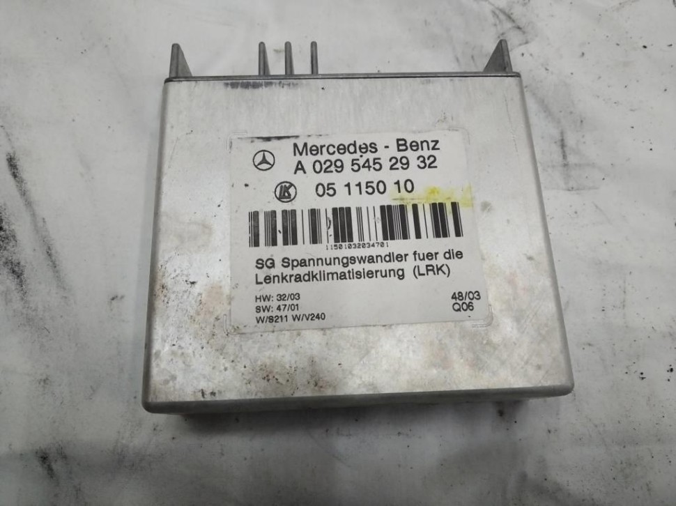 Блок подогрева руля MERCEDES-BENZ E-класс W211/S211 (2002 - 2006) фото 1 — Разборка Мерседес