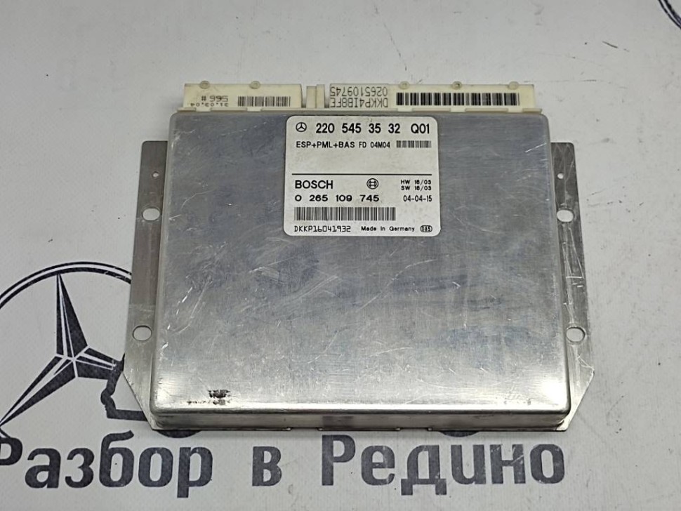 Блок ESP+PML MERCEDES-BENZ CL-class w215 фото 1 — Разборка Мерседес