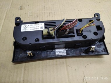 Панель управления климатом MERCEDES-BENZ C-класс W204/S204/С204 рестайлинг (2011 - 2015) — Разборка Мерседес