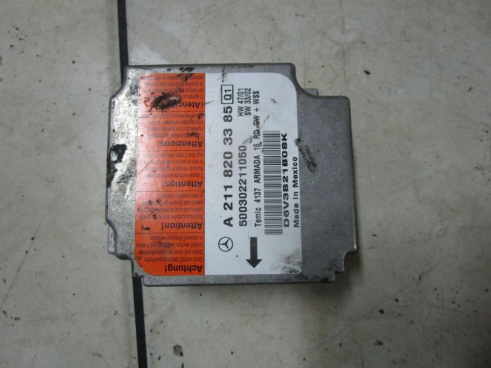 Блок AIRBAG MERCEDES-BENZ E-класс W211/S211 (2002 - 2006) фото 1 — Разборка Мерседес