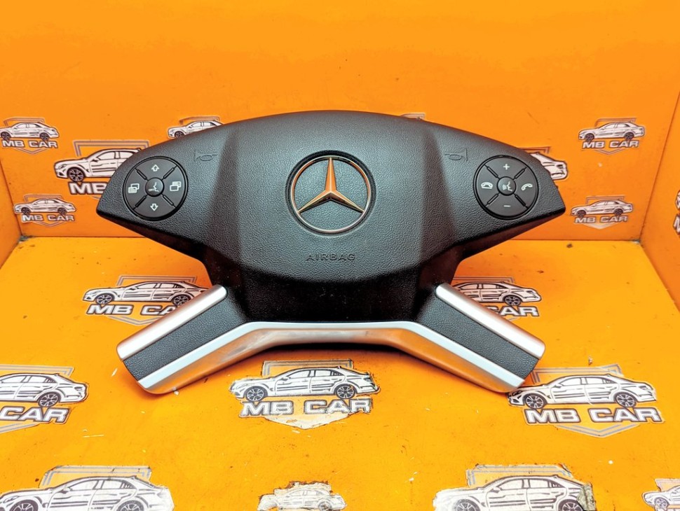 Подушка безопасности в руль MERCEDES-BENZ R-класс W251 рестайлинг (2007 - 2010) R 350d 3.0 4MATIC 7G-Tronic (224 л.с.) фото 1 &mdash; Разборка Мерседес