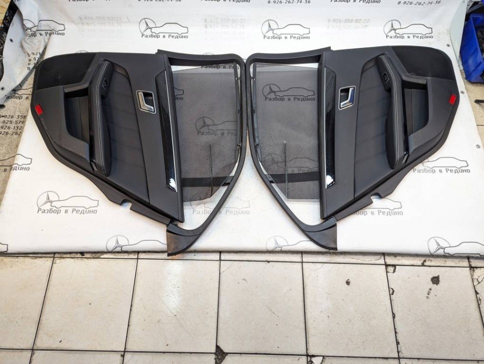 Комплект задних шторок MERCEDES-BENZ E-класс W212/S212/C207/A207 (2009 - 2013) фото 1 — Разборка Мерседес