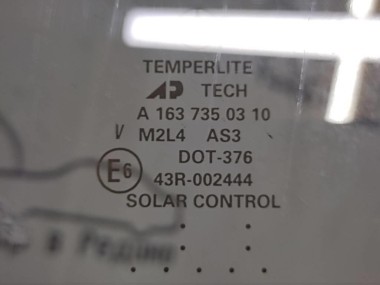 Стекло заднее левое MERCEDES-BENZ M-класс W163 (1997 - 2001) — Разборка Мерседес