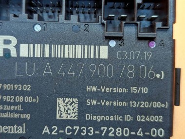 Блок двери MERCEDES-BENZ V-класс W447 рестайлинг (2019 - 2025) — Разборка Мерседес