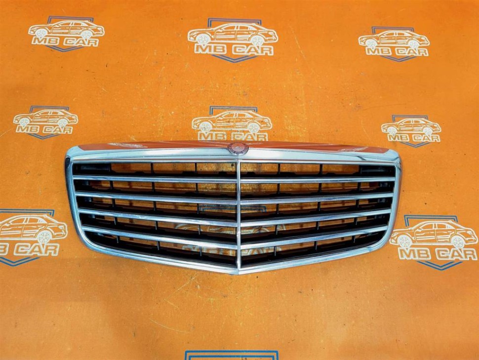 Решетка радиатора MERCEDES-BENZ E-класс W211/S211 рестайлинг (2006 - 2009) фото 1 — Разборка Мерседес