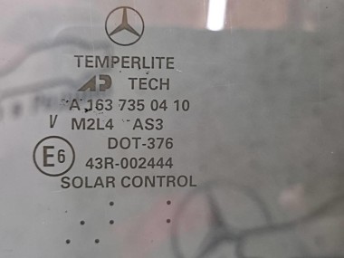 Стекло заднее правое MERCEDES-BENZ M-класс W163 (1997 - 2001) — Разборка Мерседес