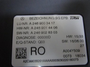 Блок ручника MERCEDES-BENZ GLE-класс AMG Coupe C292 (2015 - 2019) — Разборка Мерседес