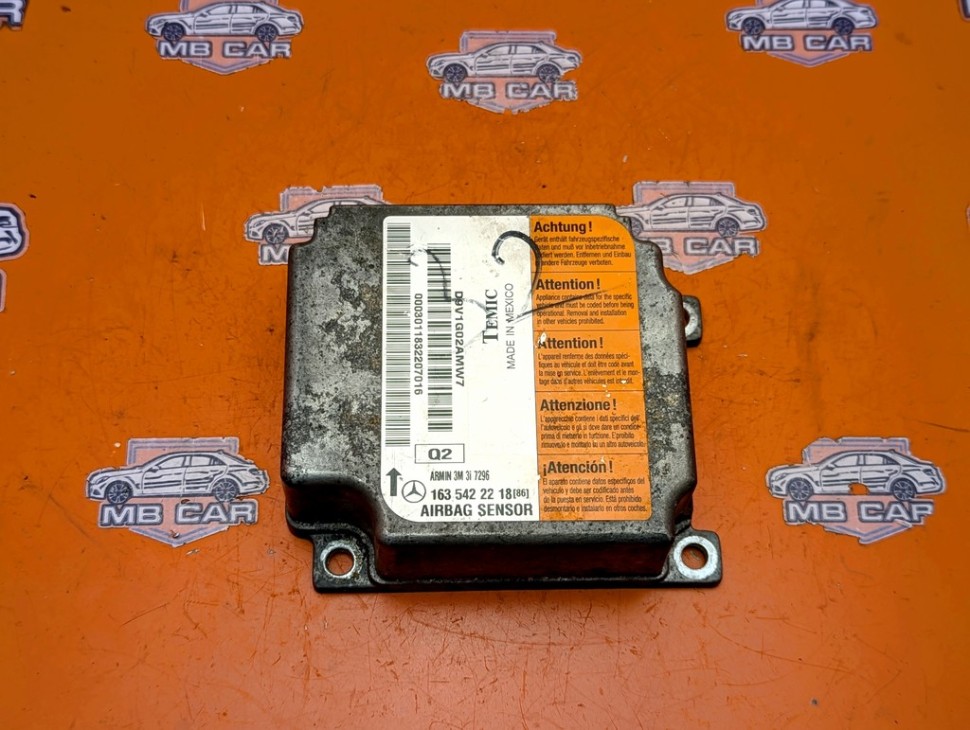 Блок AIRBAG MERCEDES-BENZ M-класс W163 рестайлинг (2001 - 2005) фото 1 — Разборка Мерседес