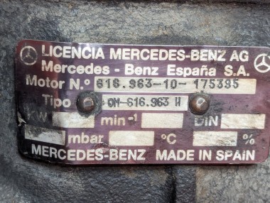 Двигатель дизельный MERCEDES-BENZ MB100 I (1981 - 1996) &mdash; Разборка Мерседес