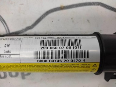 Шторка безопасности левая MERCEDES-BENZ S-класс W220 рестайлинг (2002 - 2005) — Разборка Мерседес