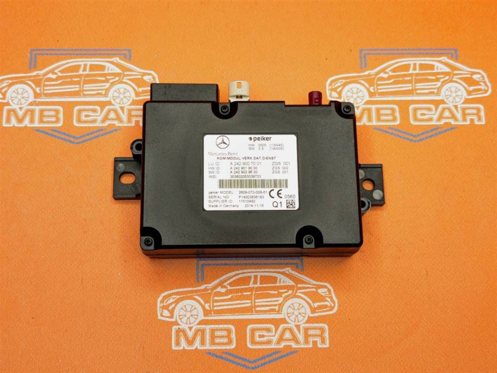 Блок телематики MERCEDES-BENZ E-класс W212/S212/C207/A207 рестайлинг (2013 - 2016) фото 1 — Разборка Мерседес