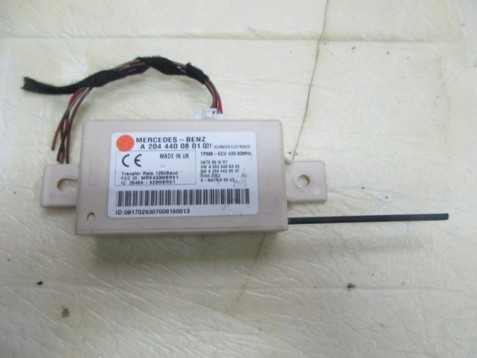 Блок давления шин MERCEDES-BENZ C-класс W204/S204 (2006 - 2011) фото 1 — Разборка Мерседес