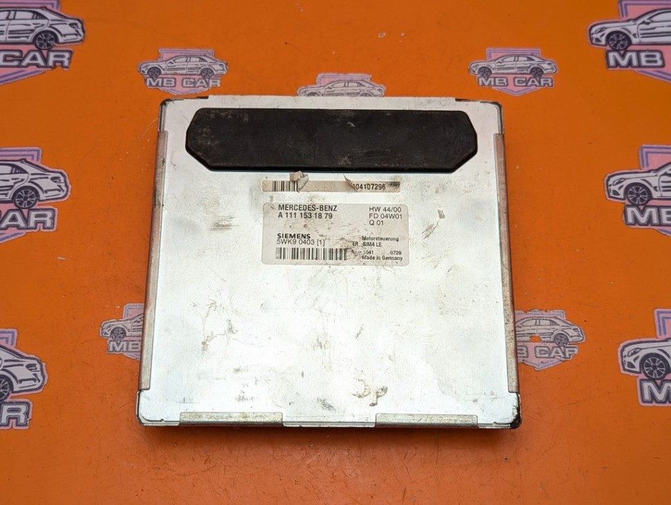 Блок управления двигателем MERCEDES-BENZ C-класс W203/S203/CL203 (2000 - 2004) фото 1 &mdash; Разборка Мерседес