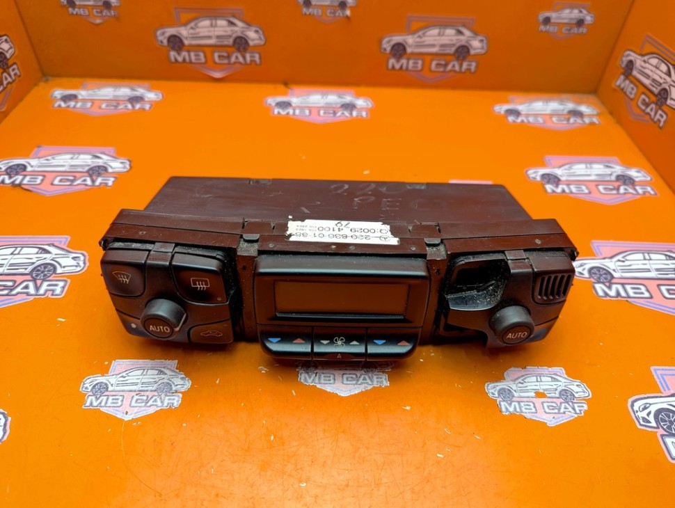 Панель управления климатом MERCEDES-BENZ S-класс W220 (1998 - 2005) фото 1 — Разборка Мерседес