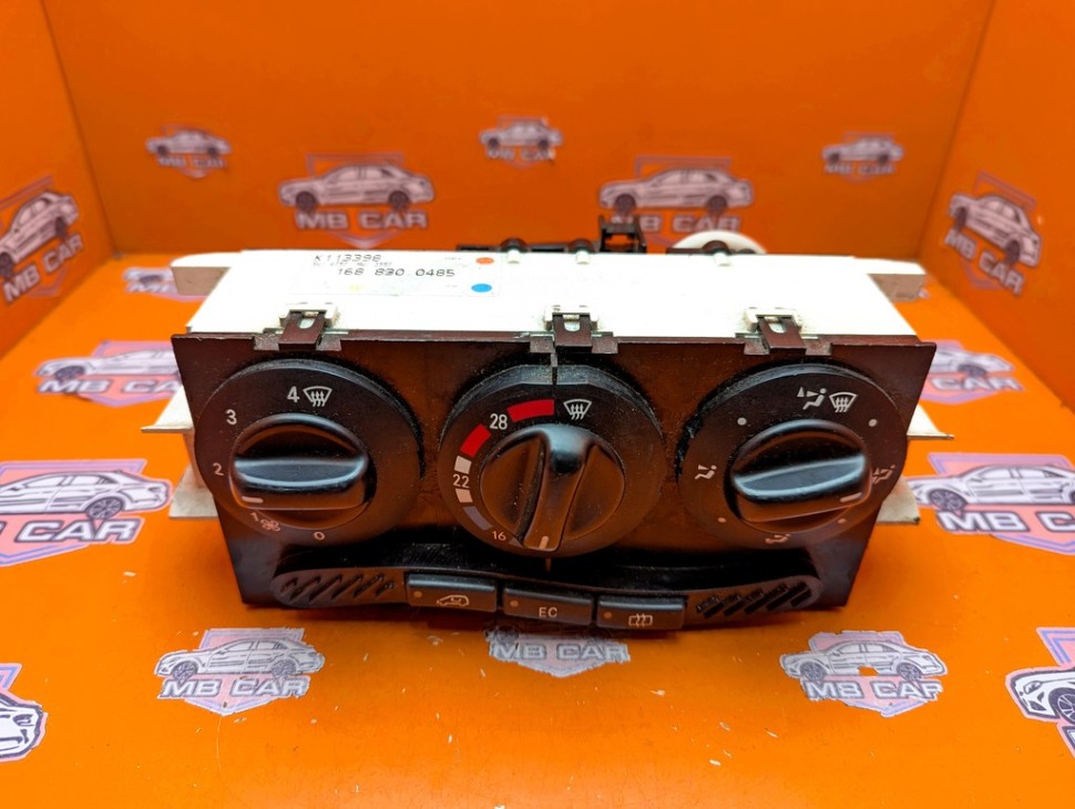 Панель управления климатом MERCEDES-BENZ A-класс W168 рестайлинг (2001 - 2004) фото 1 — Разборка Мерседес