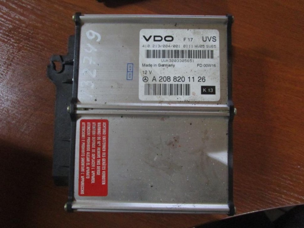 Блок управления MERCEDES-BENZ CLK-класс C208/A208 рестайлинг (1999 - 2003) фото 1 — Разборка Мерседес