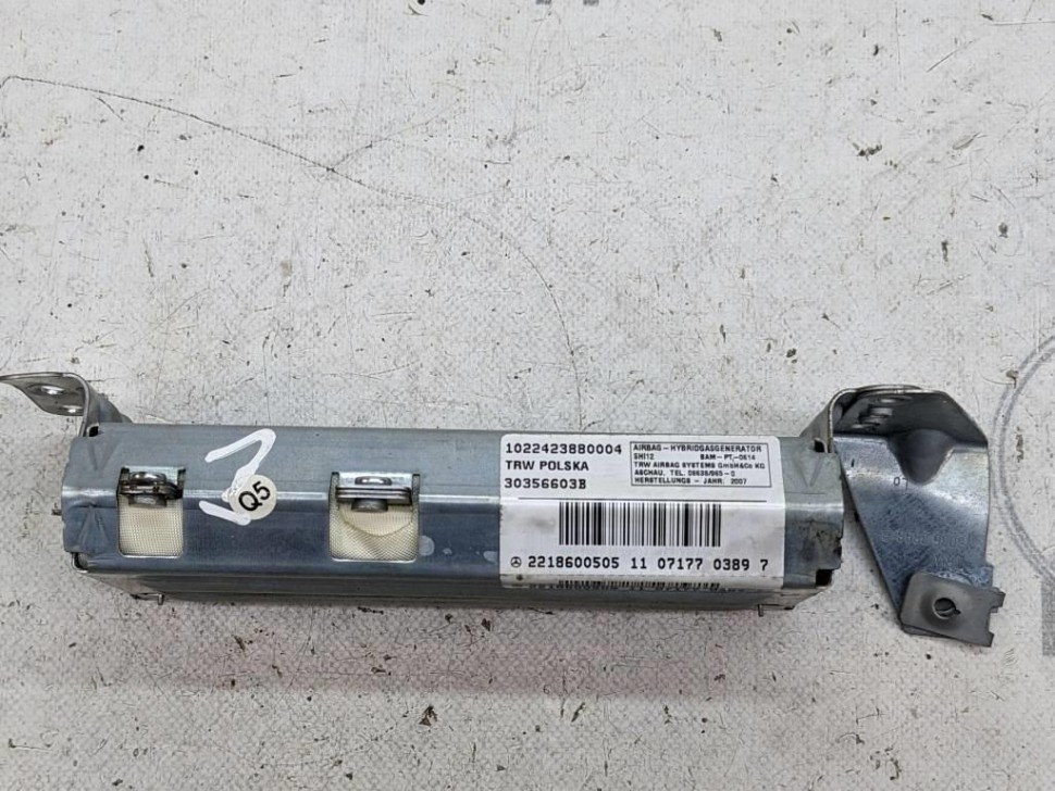 Подушка безопасности дверная MERCEDES-BENZ S-класс W221 (2005 - 2009) фото 1 — Разборка Мерседес